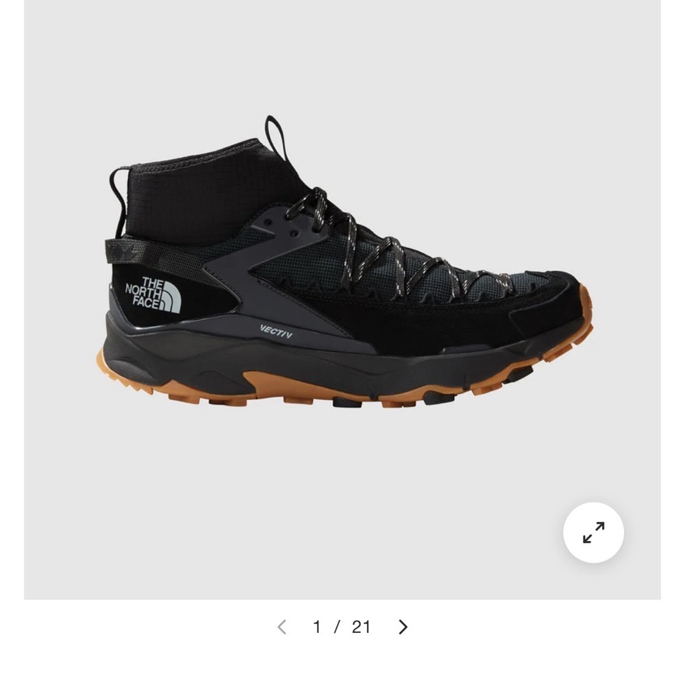 MEN'S VECTIV TARAVAL PEAK - size 7
COLOUR: TNF BLACK/ASPHALT GREY